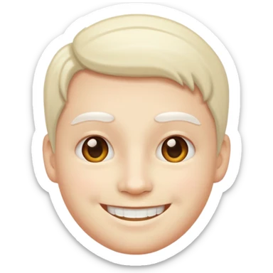 Add white to face sticker