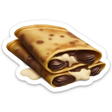 chocolate crepes sticker