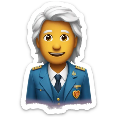 Un corazón alegre  sticker