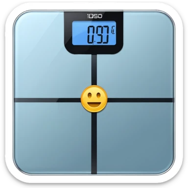 pesa de baño con 140 kilos sticker