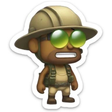 Metal slug sticker