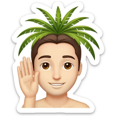 smirking face with palm on forehead sticker