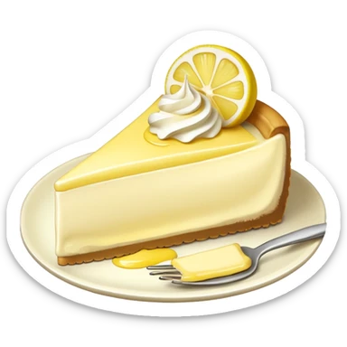 lemon cheesecake sticker