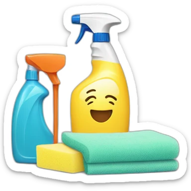 cleaning products sticker