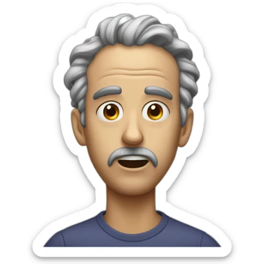 Nauseous carnie sticker