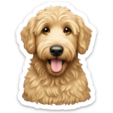 Golden doodle sticker