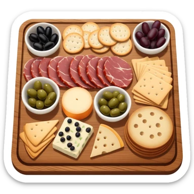 Charcuterie board sticker