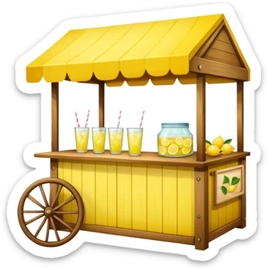 fancy lemonade stall sticker