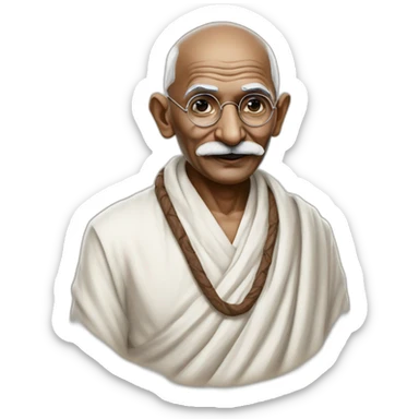 mahatma gandhi sticker