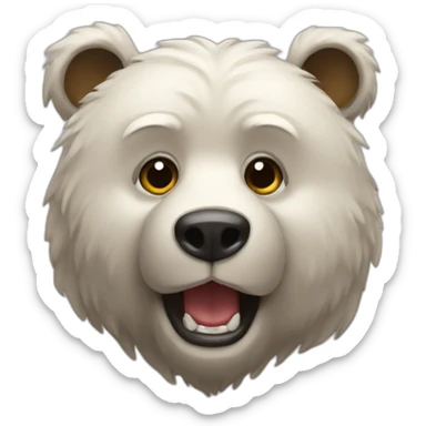 Defi boomer bear sticker