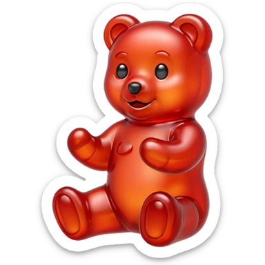 red Gummy Bears sticker