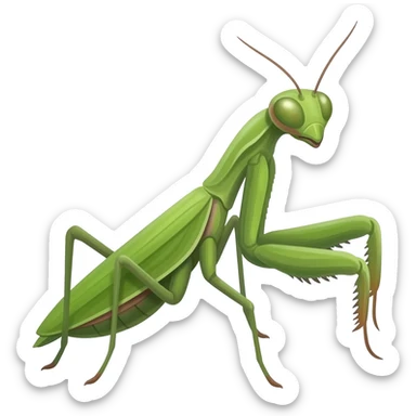 praying mantis emoji sticker