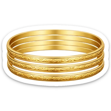 Indian bangles horizontally sticker
