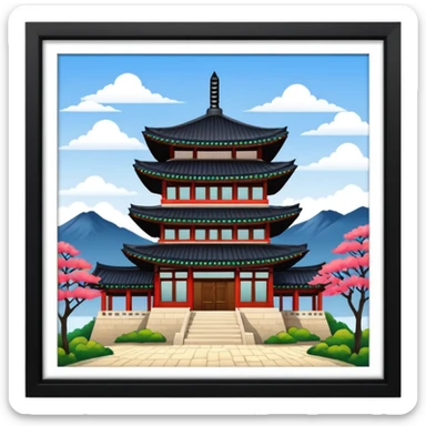 korean culture sticker