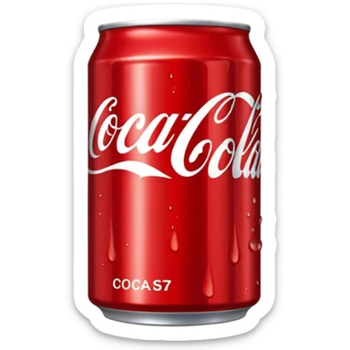 can of coca cola sticker