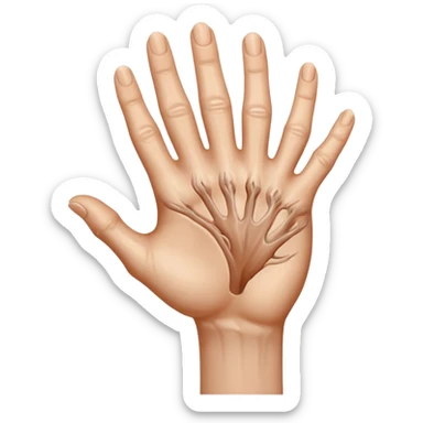 a hand in a flicking motion  sticker