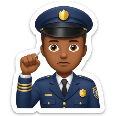 ticket inspector with punch sticker