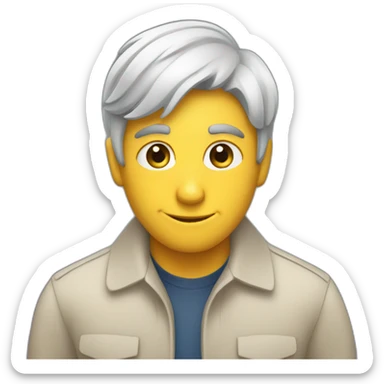 index pointing at viewer sticker