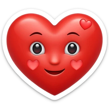 Calling love emoji sticker
