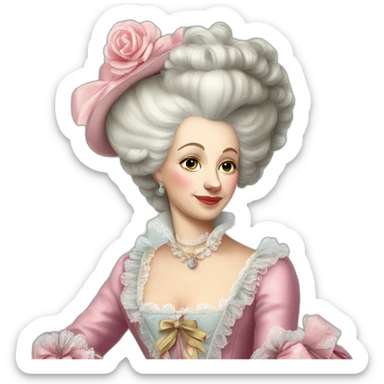 Marie Antoinette sticker