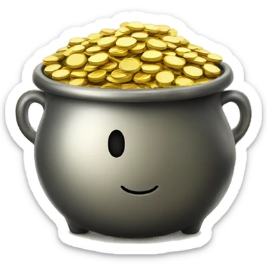 pot of gold sticker