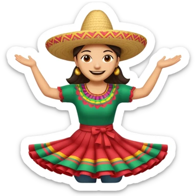 Mexican spinning sticker