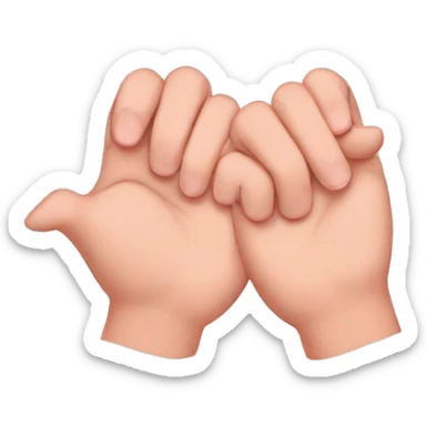 pinky promise sticker