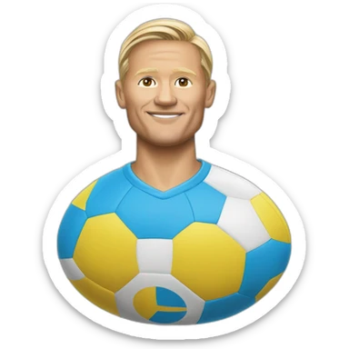 Haaland ballon d'ir sticker