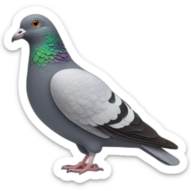 Pigeons heureux  sticker