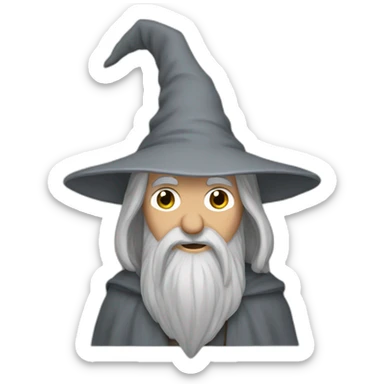 Gandalf the gray sticker
