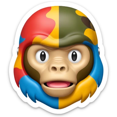 Сделай логотип Bape sticker