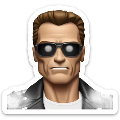 Arnold Schwarzenegger Terminator sticker