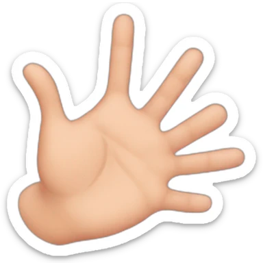 A pinky promise emoji sticker