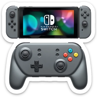 Nintendo Switch with Joy-Con controllers sticker