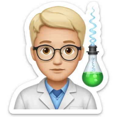 scientific stories expert sticker