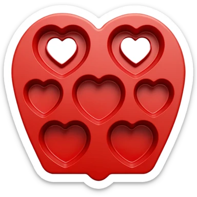 Silicone cake mold sticker