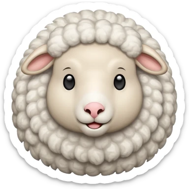 sheep emoji sticker