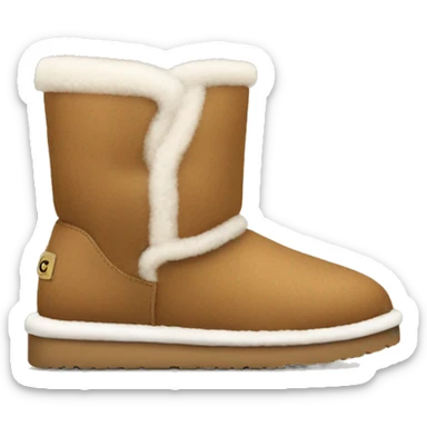 cozy ugg shoes sticker