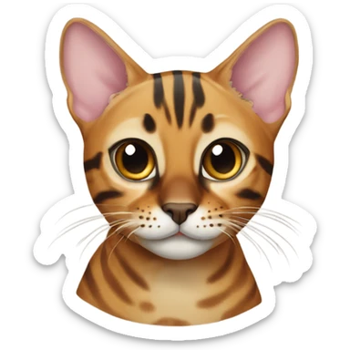 bengal cat sticker