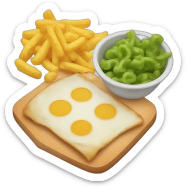 Meal snack sticker