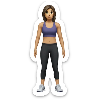 jym trainer woman sticker