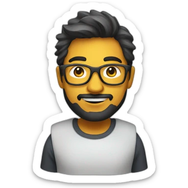 tech innovative company named aurin sticker