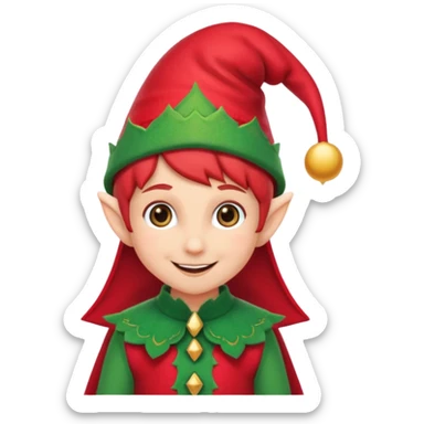 Elf on the shelf sticker