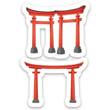 torii gates sticker