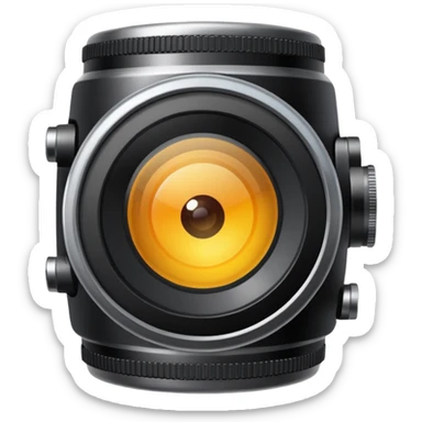 Create an emoji that reflects camera sticker