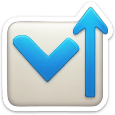 blue check mark icon sticker