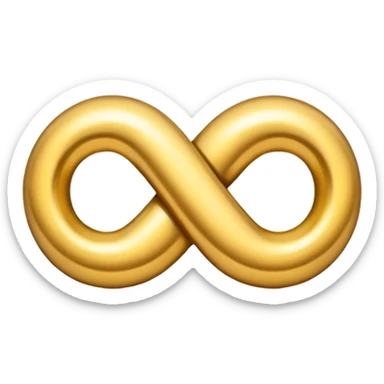 cute infinity emoji sticker