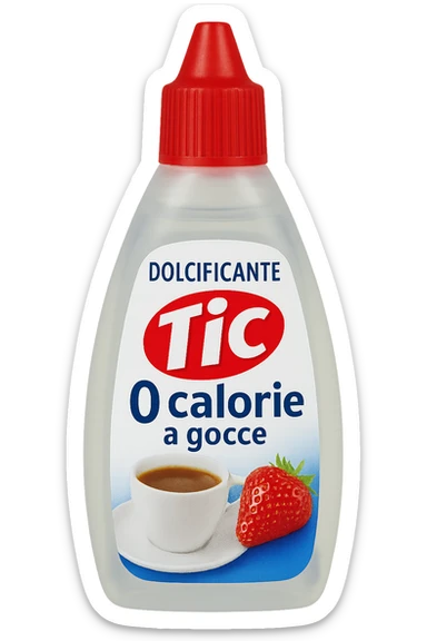 Dolcificante Tic 0 calorie a gocce sticker