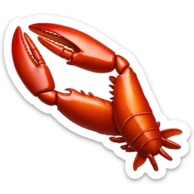 lobster claw sticker