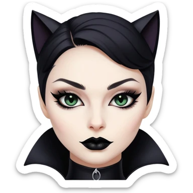 Catwoman face sticker